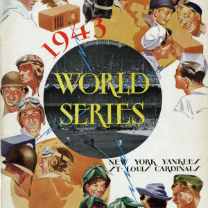 1943 New York Yankees World Series program