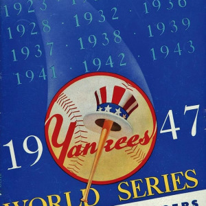 1947 New York Yankees World Series program
