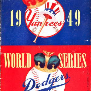 1949 New York Yankees World Series program