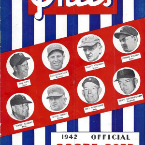 1942 Philadelphia Phillies program