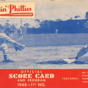 1948 Philadelphia Phillies program