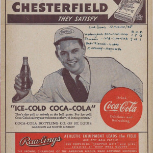 1945 St. Louis Browns program