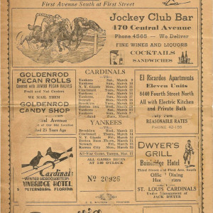 1940 St. Louis Cardinals spring training program