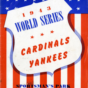 1943 St. Louis Cardinals World Series program
