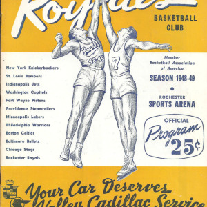1948-49 Rochester Royals program