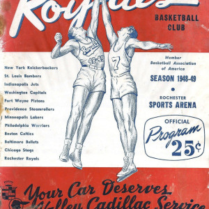 1948-49 Rochester Royals program