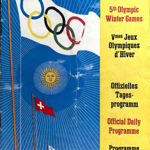 1948 Winter Olympics program