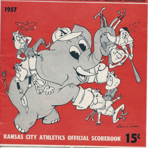 1957 Kansas City Athletics program