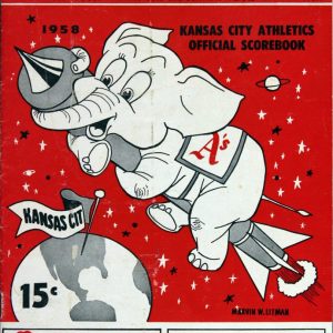1958 Kansas City Athletics program