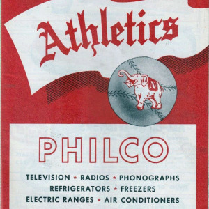 1953 Philadelphia Athletics program