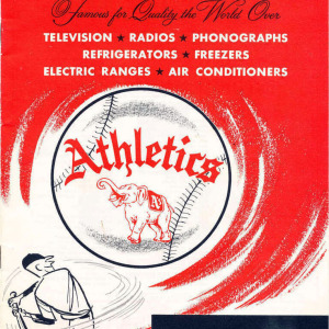 1954 Philadelphia Athletics program
