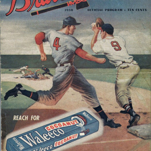 1950 Boston Braves program
