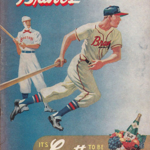 1951 Boston Braves program