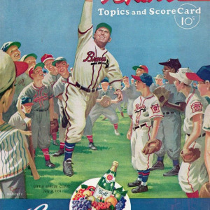 1952 Boston Braves program