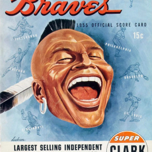 1955 Milwaukee Braves program