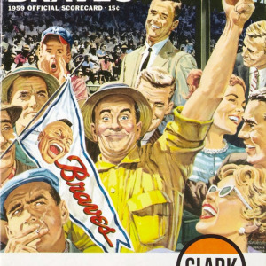 1959 Milwaukee Braves program