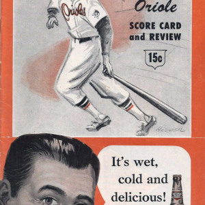 1958 Baltimore Orioles program