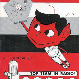 1953 St. Louis Browns program