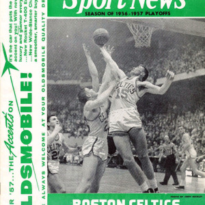 1956-57 Boston Celtics program playoff program
