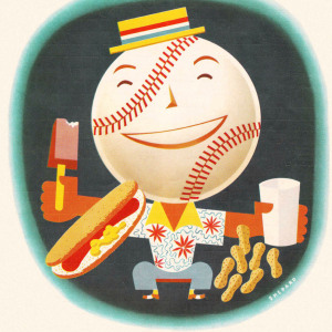 1954 Chicago Cubs program