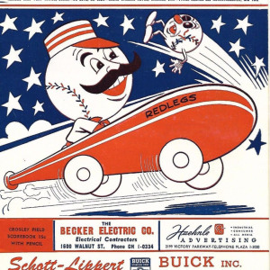1956 Cincinnati Reds program