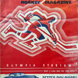 1950-51 Detroit Red Wings program