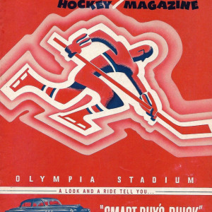 1951-52 Detroit Red Wings program