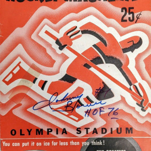1953-54 Detroit Red Wings program