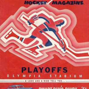 1950-51 Detroit Red Wings playoff program