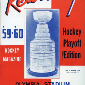 1959-60 Detroit Red Wings playoff program