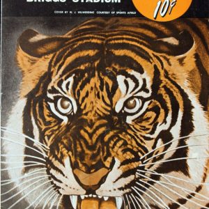 1952 Detroit Tigers program/scorecard