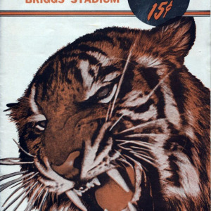 1956 Detroit Tigers program/scorecard