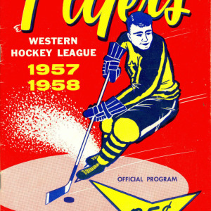 1957-58 Edmonton Flyers program