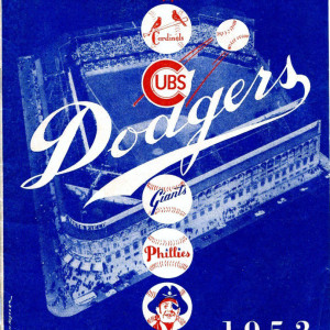 1952 Brooklyn Dodgers program
