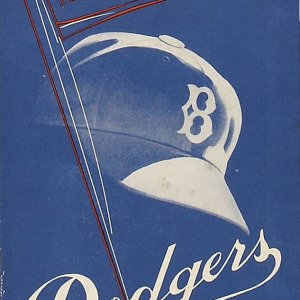 1954 Brooklyn Dodgers program