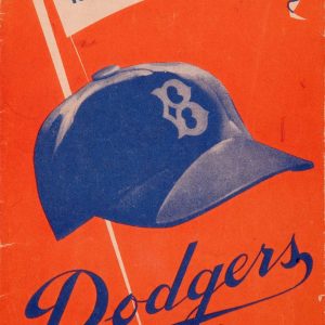 1957 Brooklyn Dodgers program