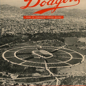 1958 Los Angeles Dodgers program