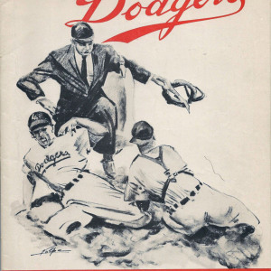 1959 Los Angeles Dodgers program