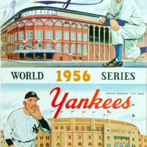 1956 Brooklyn Dodgers World Series program