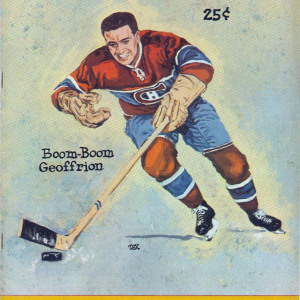 1958-59 Montreal Canadiens playoff program