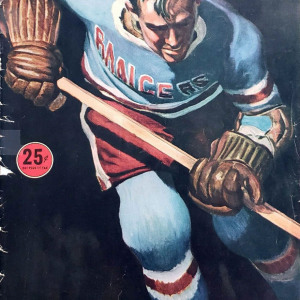 1957-58 New York Rangers program
