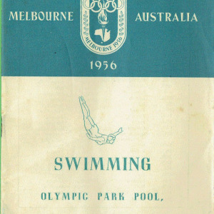 Olympic Games Program: Melbourne 1956 (Athletics)