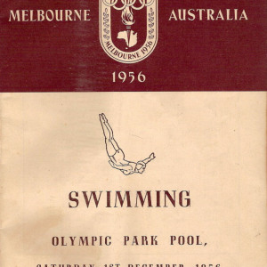Olympic Games Program: Melbourne 1956 (Athletics)