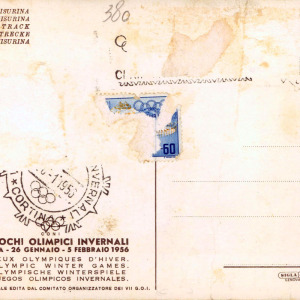 1956 Winter Olympics Postcard