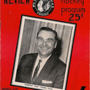 1959-60 Chicago Black Hawks program