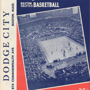 1960-61 Boston Celtics program