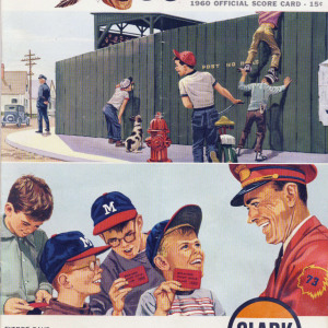 MLB Program: Milwaukee Braves (1960)