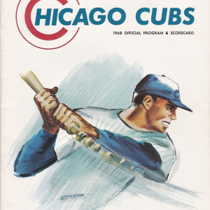 1968 Chicago Cubs spring training program