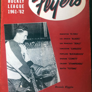 1961-62 Edmonton Flyers program