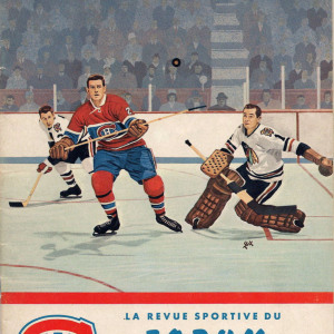 1961-62 Montreal Canadiens program